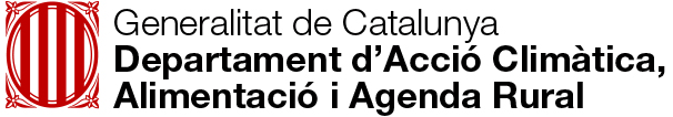 Logo departamento de acción climática, alimentación y agenda cultural de la Generalitat de catalunya